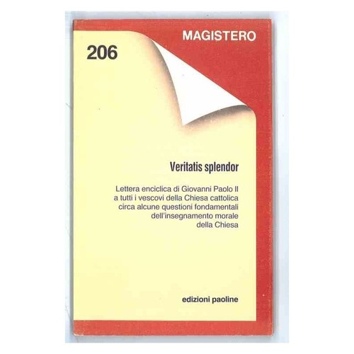 Veritas splendor lettera - veritas,