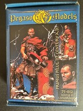 Pegaso Modelli Aquilifero Romano I Secolo d.C. Metallo Bianco 75mm 