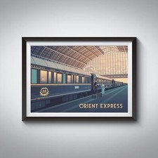 Poster da viaggio Orient Express - Stampe lista secchielli