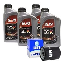 Kit 4 Lt Olio 10W40 Selenia +