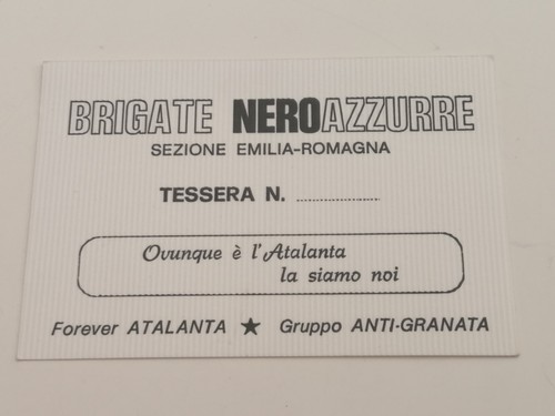 Tessera ultras brigate nero - ultras,