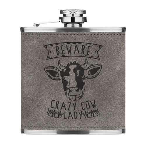 Beware crazy mucca lady - crazy, 170ml