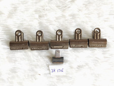 1950s Vintage Waverley Macniven & Cameron Ltd Carta Clip Porta 6Pcs Rétro IR136
