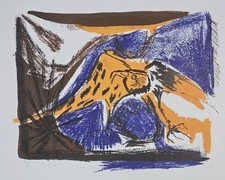 Litografia a Colori Astratta