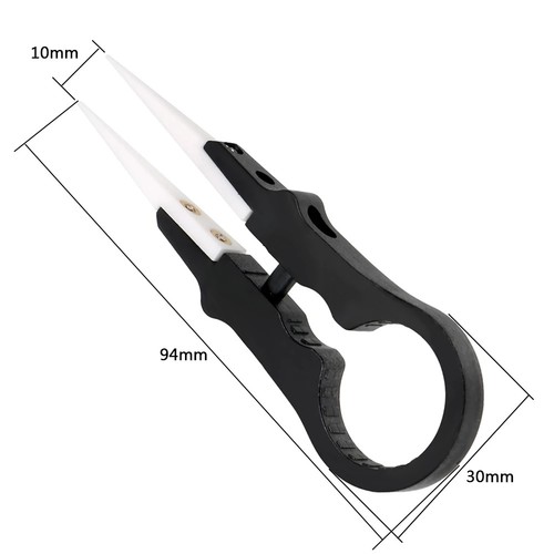 Pinzetta ceramica 8cm 15 - ceramica, 3,15"