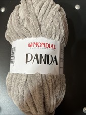 Gomitolo Panda Mondial velluto ciniglia lavoro uncinetto ferri amigurumi 200G