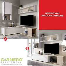 Parete attrezzata angolare