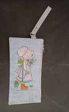 Astuccio Stoffa Vintage Scuola Matite holly hobbie- sarah kay. anni 70/80