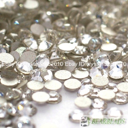 1440 pezzi strass trasparenti