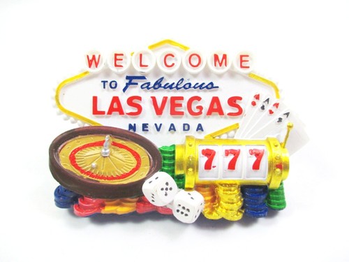 Las vegas poly magnet - las,