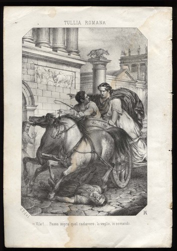Tullia romana biga impero - biga,