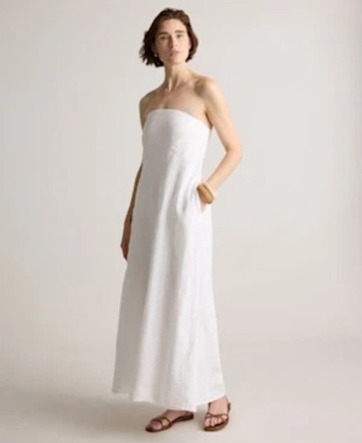 Maxi abito senza - , spalline