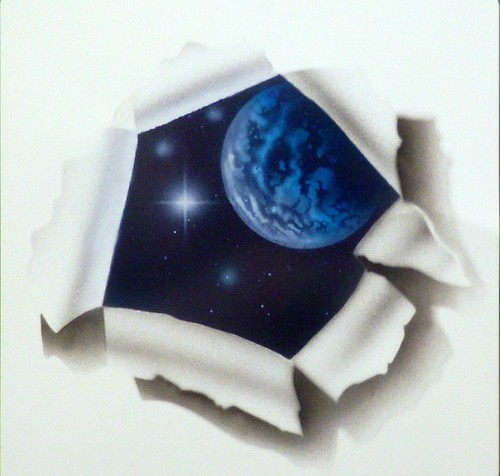 Stencil aerografo steel - a4, "steel