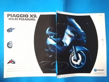 RITAGLIO DI GIORNALE PUBBLICITA' PIAGGIO X9 SCOOTER DA COLLEZIONE - (141)
