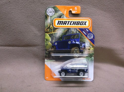 Matchbox 2020 blu jeep - 2020, #68