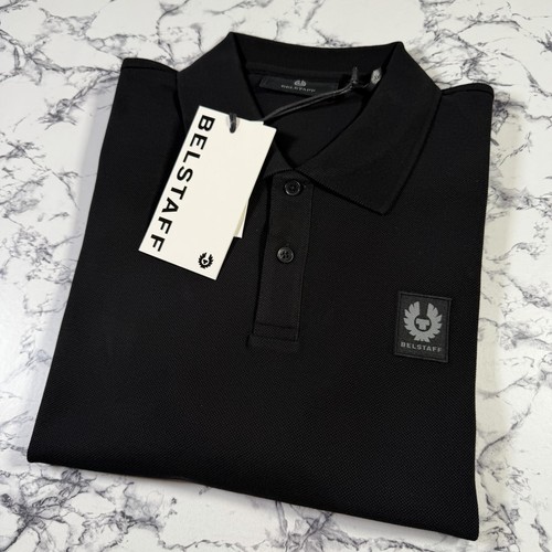 Polo uomo belstaff - uomo, nera
