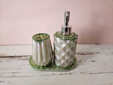 Set bagno 3 pezzi fatto a mano