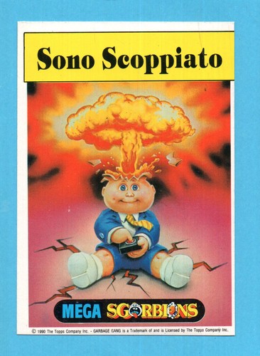 Mega sgorbions topps company - mega, sgorbions-topps