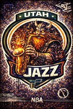 Poster regalo tifoso UTAH JAZZ