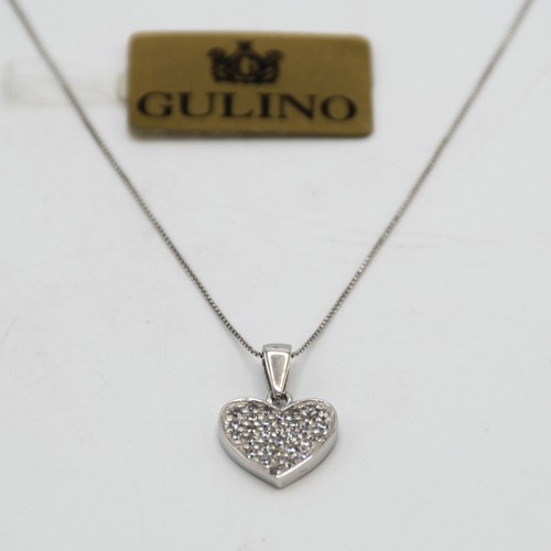 Collana oro bianco kt - in,