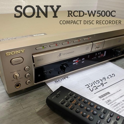 Sony rcd w500c - sony, registratore