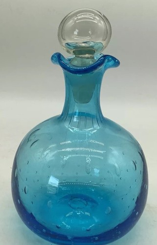 Decanter bottiglia vetro - , blue