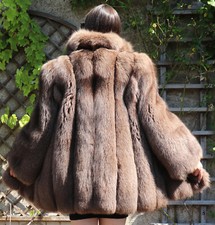 Giacca Pelliccia Volpe Blu