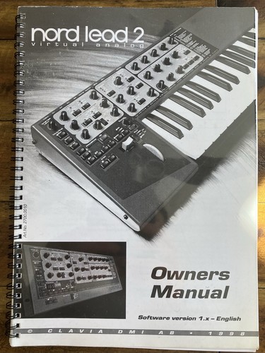Manuale proprietario analogico