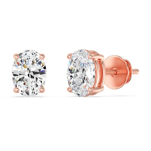 Orecchini donna oro rosa - da, in