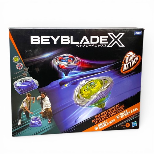 Beyblade drop attack battle - x,