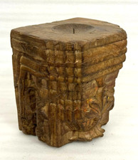 Antico Legno Muro Appendere Colonna Portacandele Originale Sottile Mano