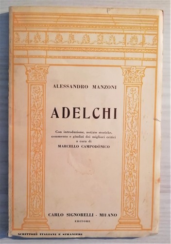 Adelchi alessandro manzoni - adelchi,
