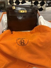 Hermes kelly dark brown - 28.,