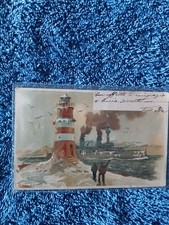 Cartolina Faro Antica Viaggiata