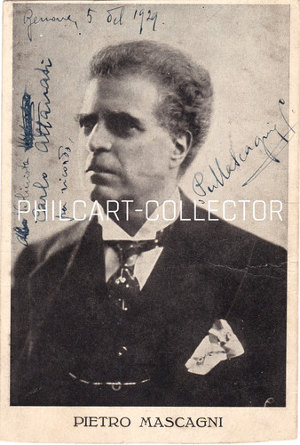 Pietro mascagni cartoncino - mascagni,