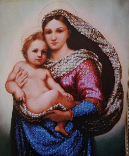 Sistine madonna kit - madonna, ricamo