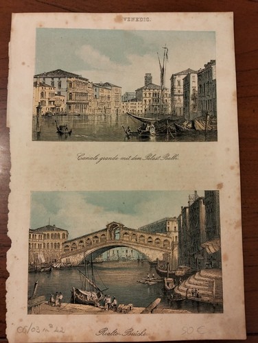 1850 incisione venezia pone - 1850,
