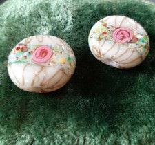 Antiche Perline vetro Fiorate Veneziane n°2   Murano da  Museo Torta nuziale 