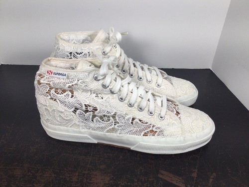 Scarpe alte superga bianche - scarpe,