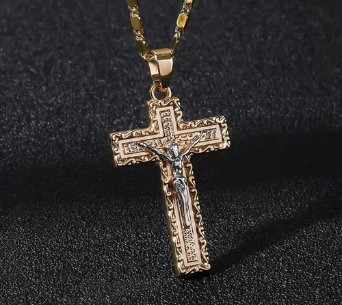 Collana con ciondolo - , placcato