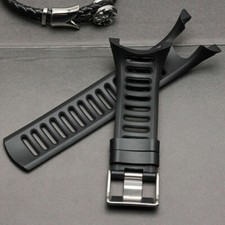 Cinturino orologio gomma nera OEM cinturino silicone per SUUNTO Ambit3 PEAK/Ambit 2/1 morbido
