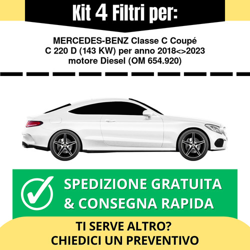 Kit tagliando filtri per - kit,