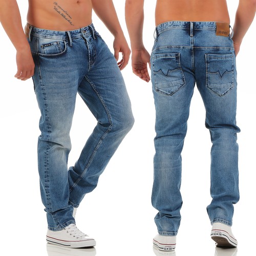 Pantaloni jeans uomo big - jeans,