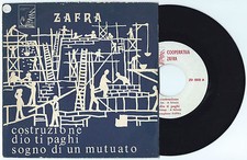 7" ZAFRA Costruzione (Coop. Zafra 75) Italian prog political xian folk RARE VG+