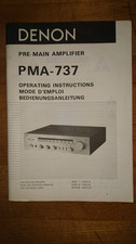 Denon PMA-737 Manuale di