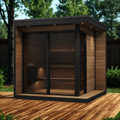 Gl6 outdoor sauna kit - sauna, garden
