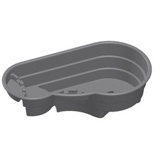 Laghetto Termoformato Capacità 500 Litri Misure cm190x105x52H - Garanzia 15 Anni