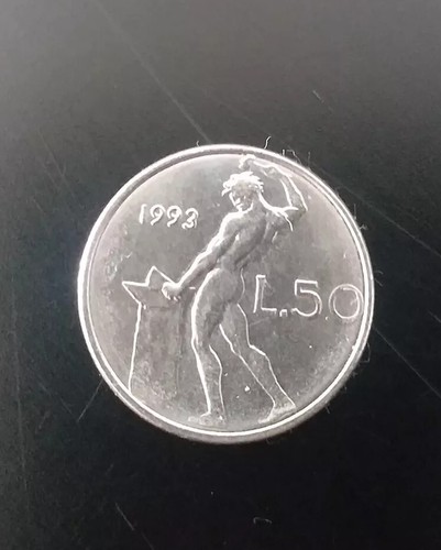 Rara micro moneta lire - micro, lire"