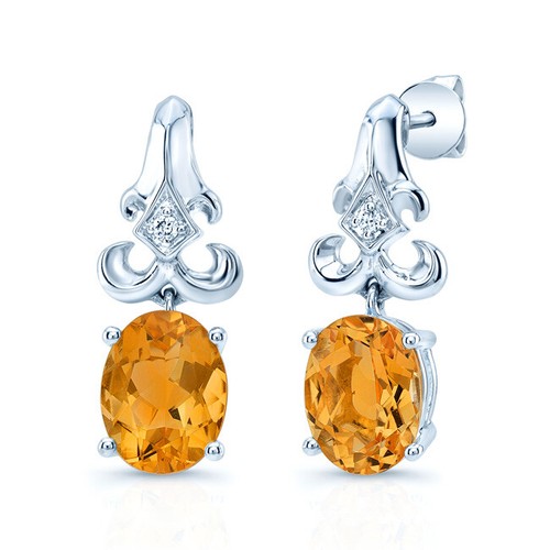 Ovale citrino diamante - ovale,