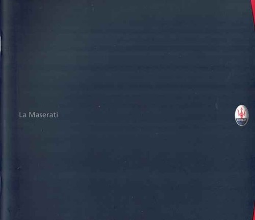 Catalogue brochure maserati - catalogue,